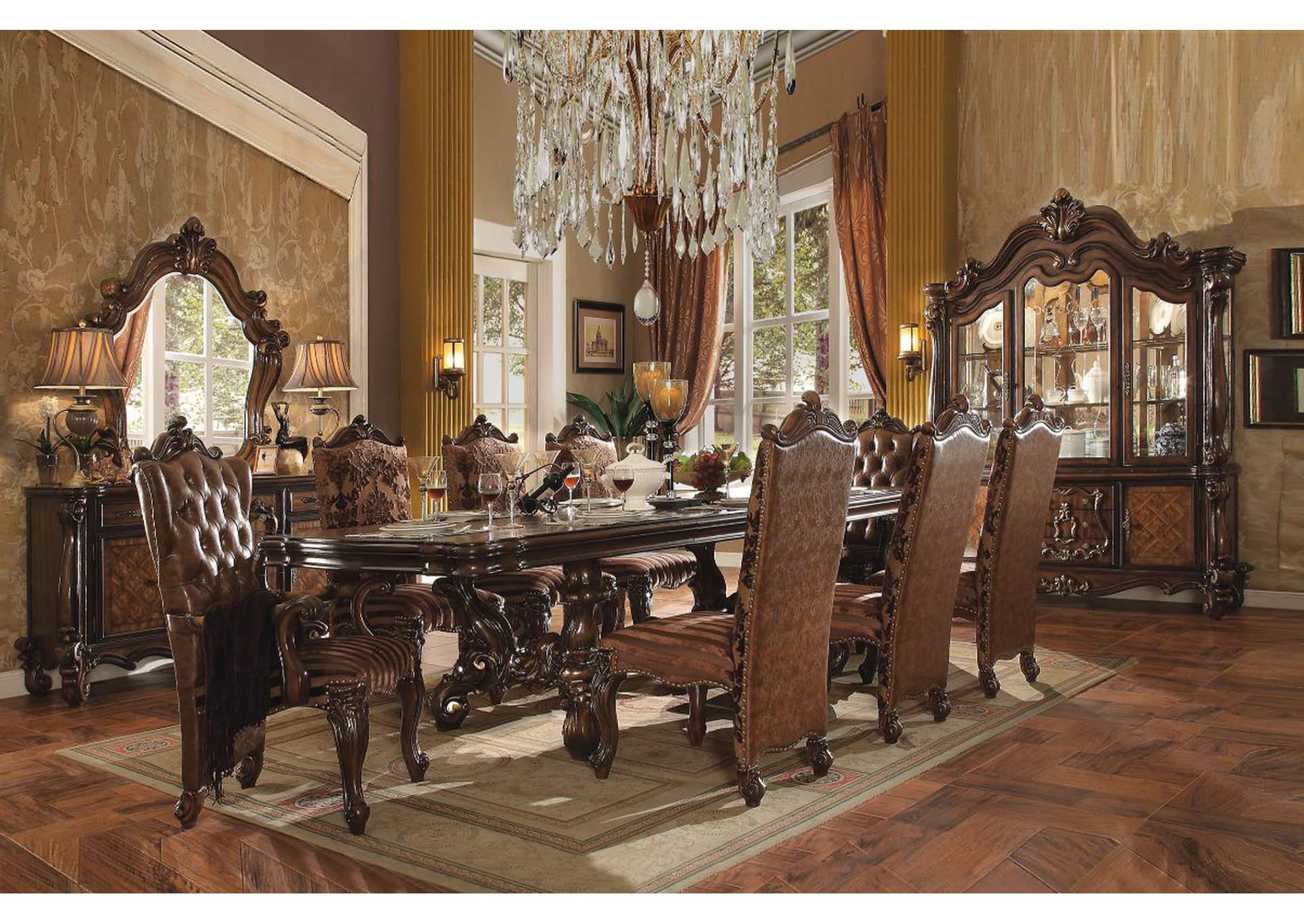 Furniture To Go Brooklyn Ny Versailles Cherry Oak Dining