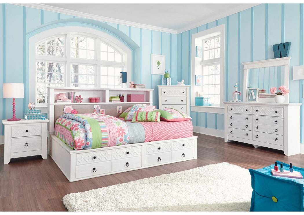 Iseydona Full Bookcase Bed, Dresser & Mirror,Signature Design by Ashley