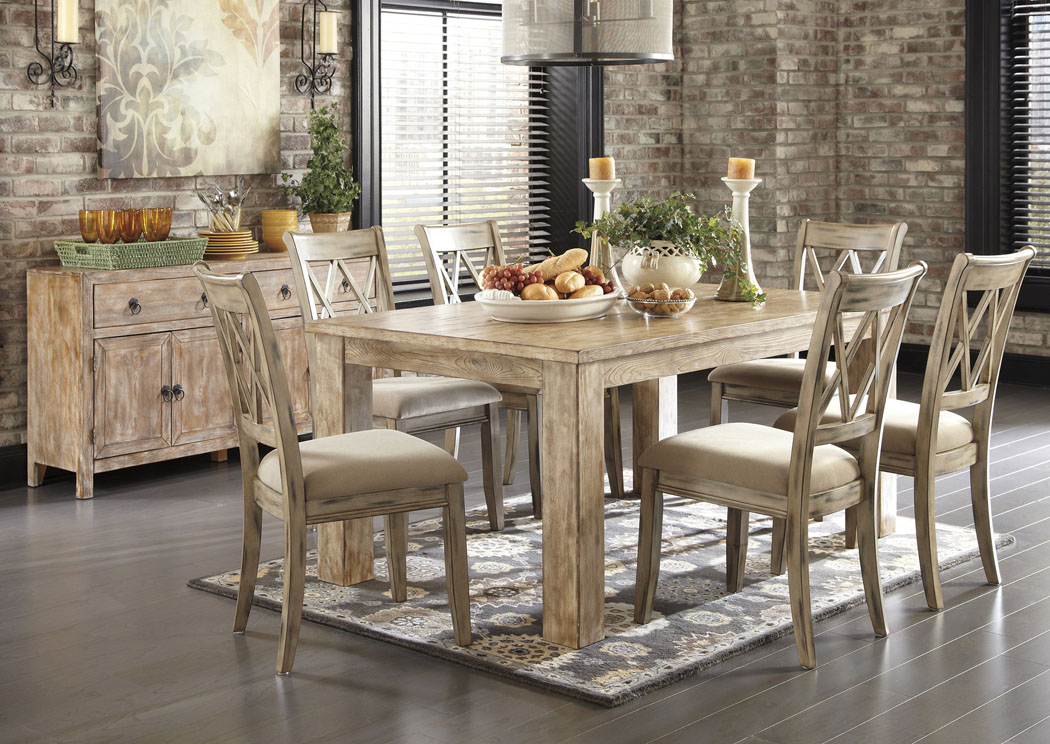 Ashley mestler best sale dining chair