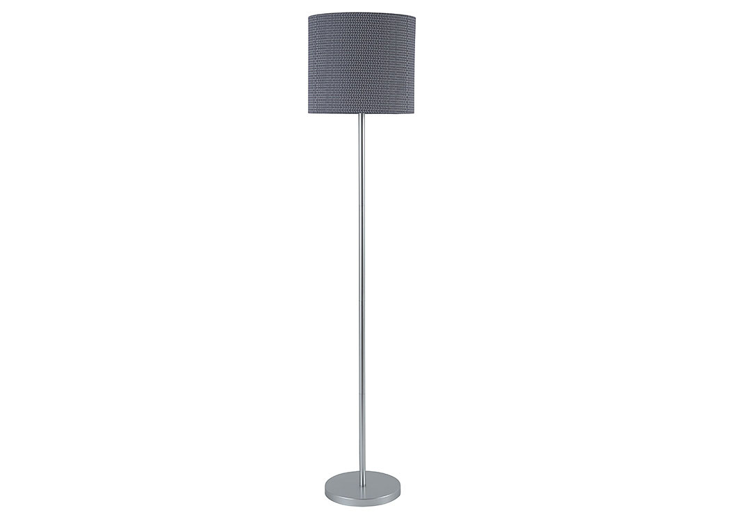 Stevonne Silver Metal Floor Lamp,Signature Design by Ashley