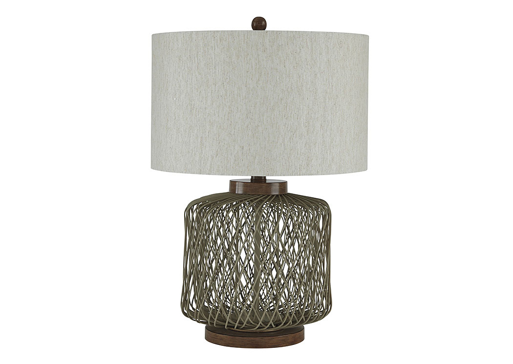Simmona Taupe Table Lamp,Signature Design by Ashley