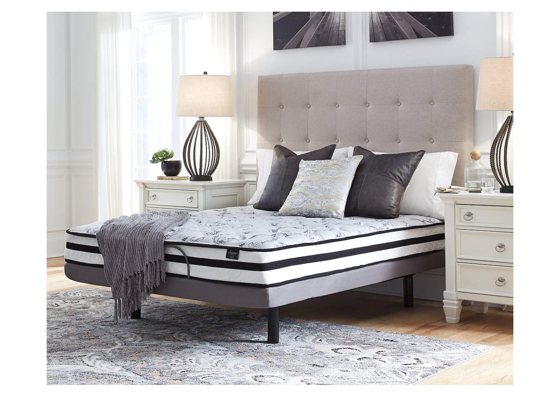 chime 8 white innerspring king mattress