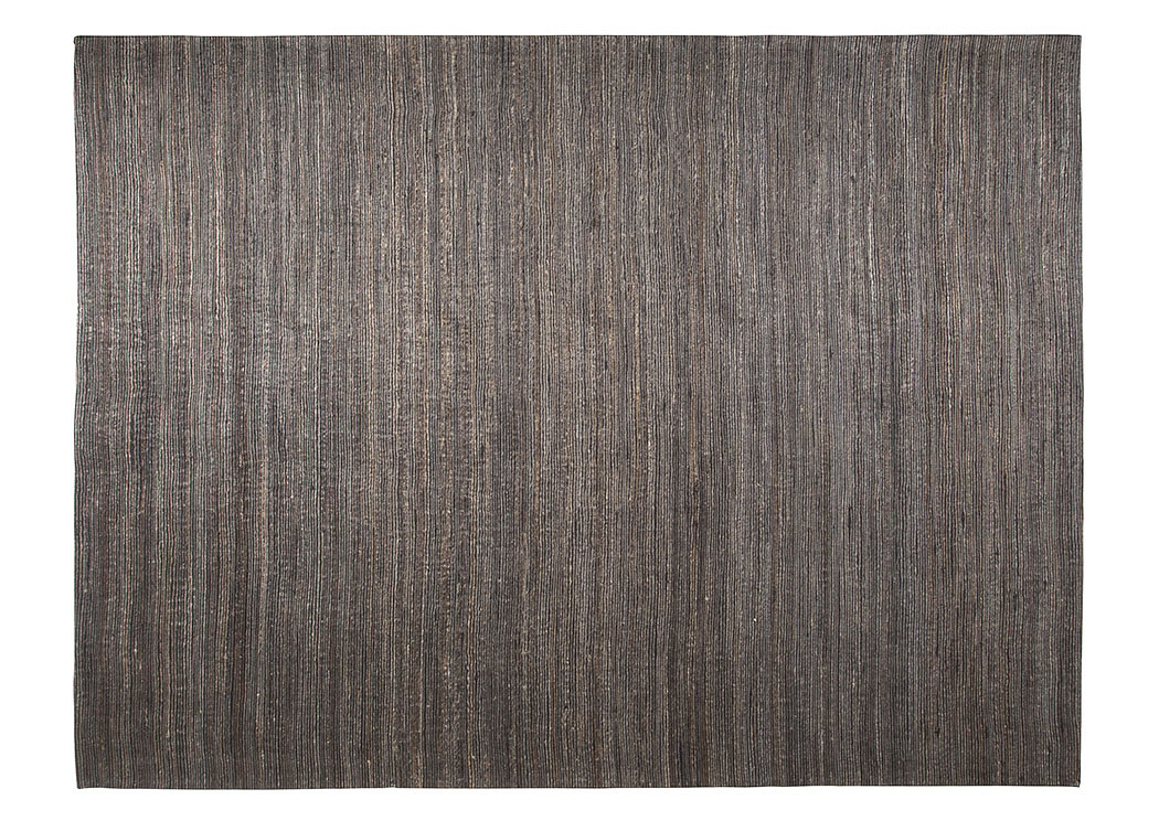 Handwoven Dark Gray Medium Rug