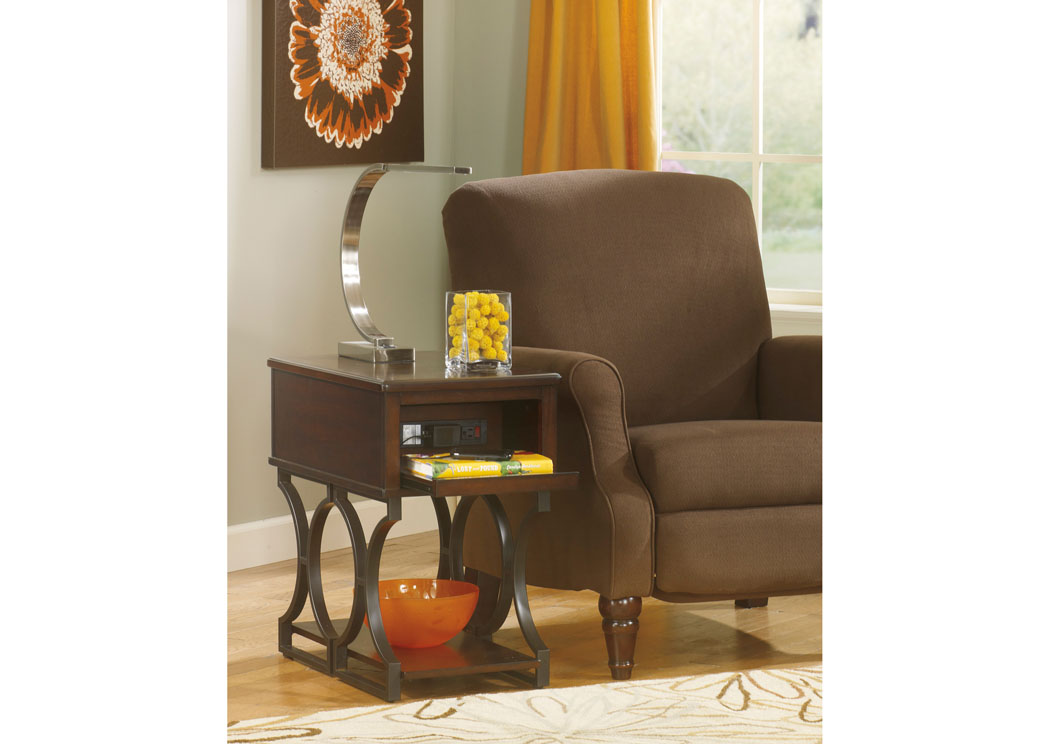 Bronze Chair Side End Table