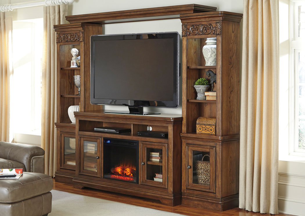 Farimoore Entertainment Center w/ LED Fireplace Insert,Signature Design by Ashley