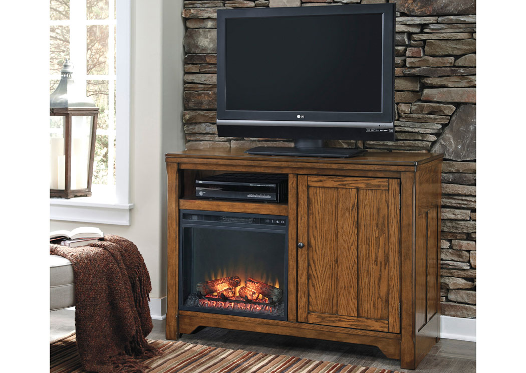 Chimerin Medium TV Stand w/ LED Fireplace Insert,Signature Design by Ashley