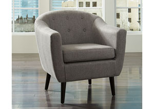 Klorey Charcoal Accent Chair,Signature Design by Ashley