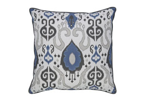 Damaria Blue/Ivory/Brown Pillow,Signature Design by Ashley