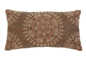 Image for Medallion Antique Brown Pillow