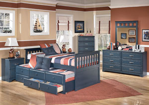 Leo Twin Trundle Bed,Signature Design by Ashley