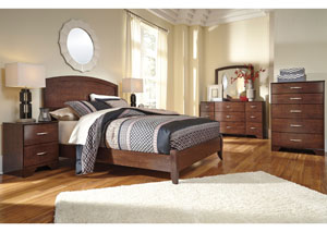Gennaguire Queen Panel Bed, Dresser, Mirror & Chest