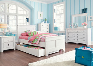 Image for Iseydona Twin Panel Storage Bed, Dresser & Mirror