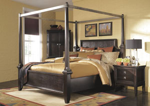 Martini Suite Queen Poster Bed