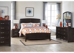 Braymore California King Sleigh Bed, Dresser & Mirror