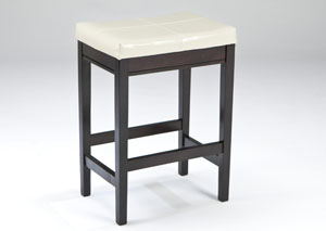 Kimonte Ivory Upholstered Barstool (Set of 2),Signature Design by Ashley