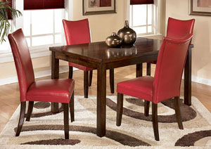 Charrell Red Side Chairs (Set of 2),Signature Design by Ashley