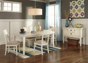 Image for Arrowtown Rectangular Dining Table w/ 4 Chairs