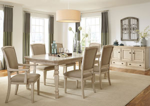 Image for Demarlos Extension Dining Table w/ 4 Side Chairs & 2 Arm Chairs