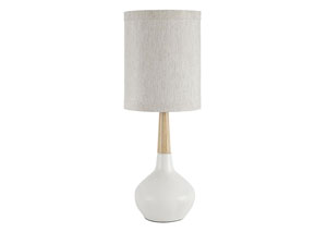 Image for Stacia White Ceramic Table Lamp