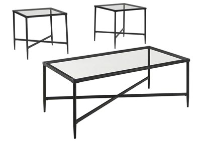 Augeron Black Occasional Table Set,Signature Design by Ashley