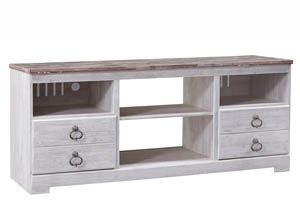 Willowton Whitewash Large TV Stand,Signature Design by Ashley