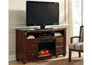 Gabriela Large TV Stand w/LED Fireplace Insert,Signature Design by Ashley