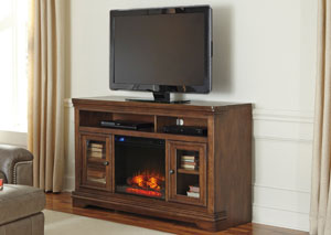 Farimoore Extra Large TV Stand w/ LED Fireplace Insert