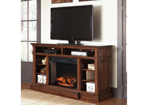 Image for Gaylon Extra Large TV Stand w/ LED Fireplace Insert