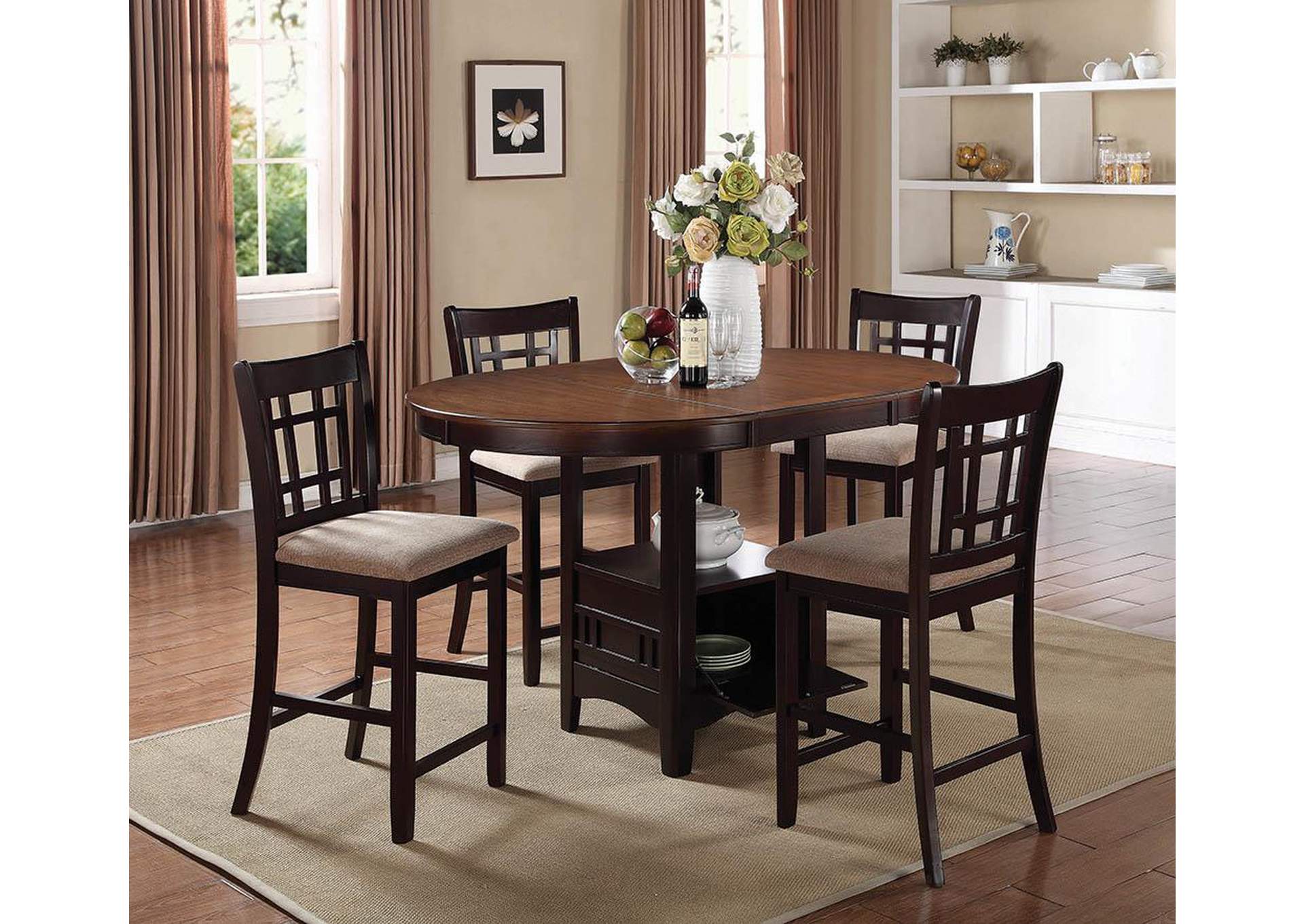 Coaster Furniture > Dining Room > Lavon Espresso Counter Height Chair ...