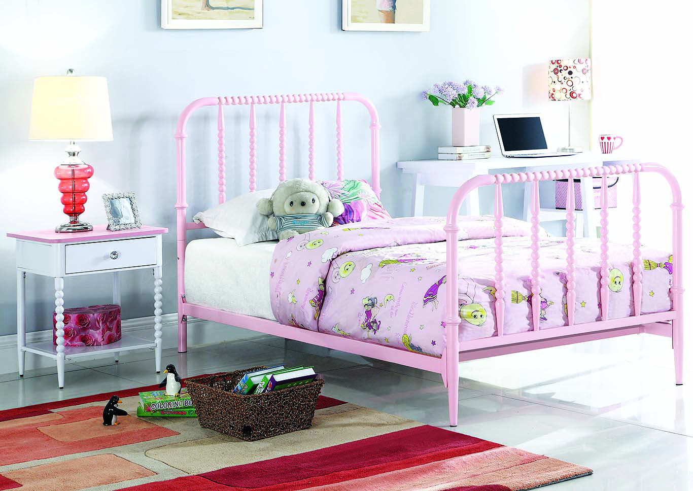 Frankfort Discount Warehouse Frankfort, KY Pink Twin Bed