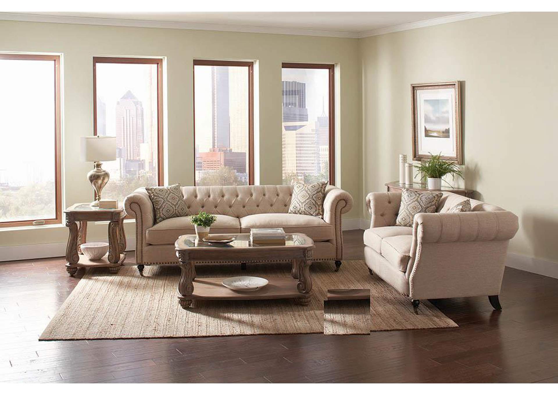 Oak Furniture Liquidators Dark Brown Sofa