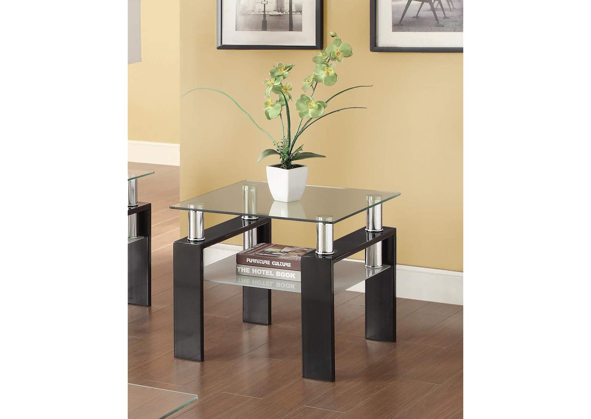 black end table for living room