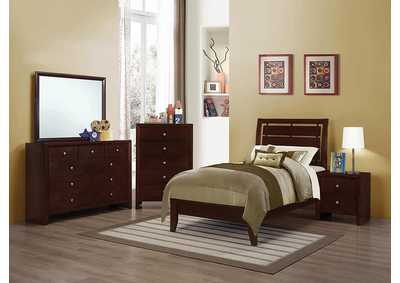 Serenity Merlot Full Bed,Coaster Furniture