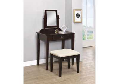 Vanity & Stool Set,Coaster Furniture