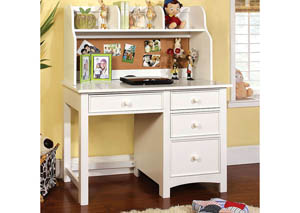 Omnus White Desk,Furniture of America