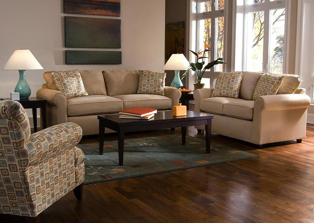 chatham furniture - savannah, ga brighton khaki sofa & loveseat