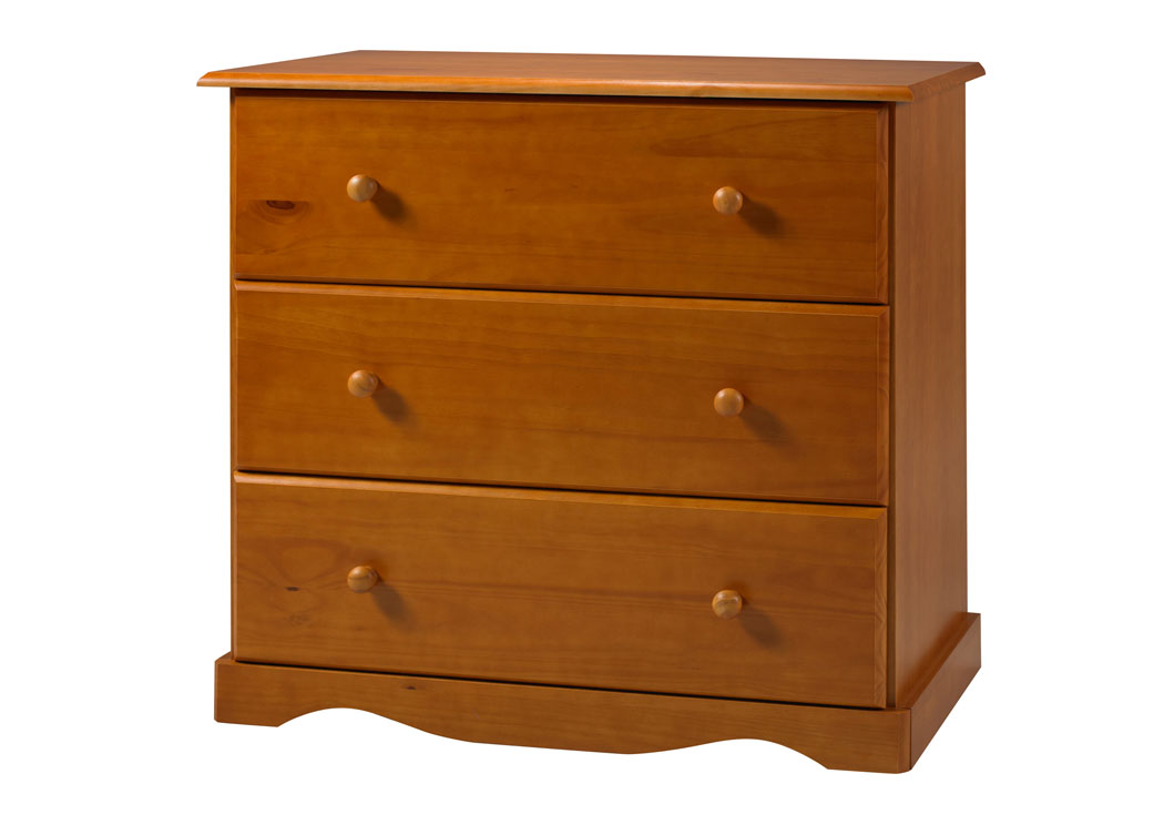 Palace Imports Single Dresser Honey Pine