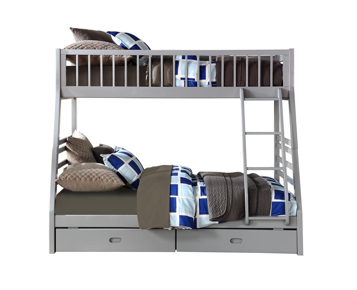 bunk beds with lots of storage