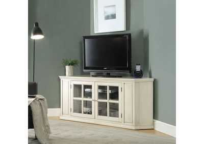 Foothills Family Furniture Malka Antique White Tv Stand