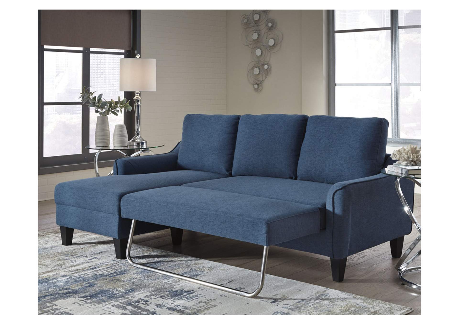 Shep S Discount Furniture Jacksonville Fl Jarreau Blue Sofa
