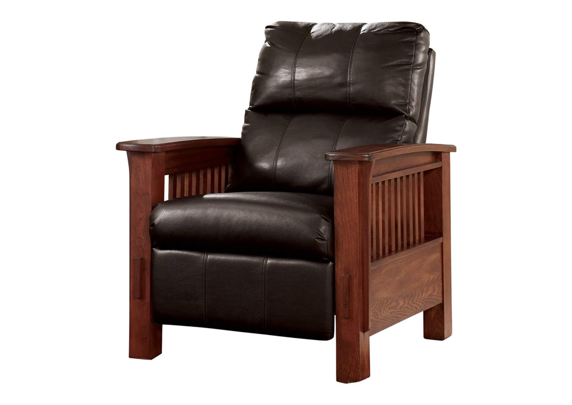 North Shore Furniture Santa Fe Chocolate High Leg Recliner