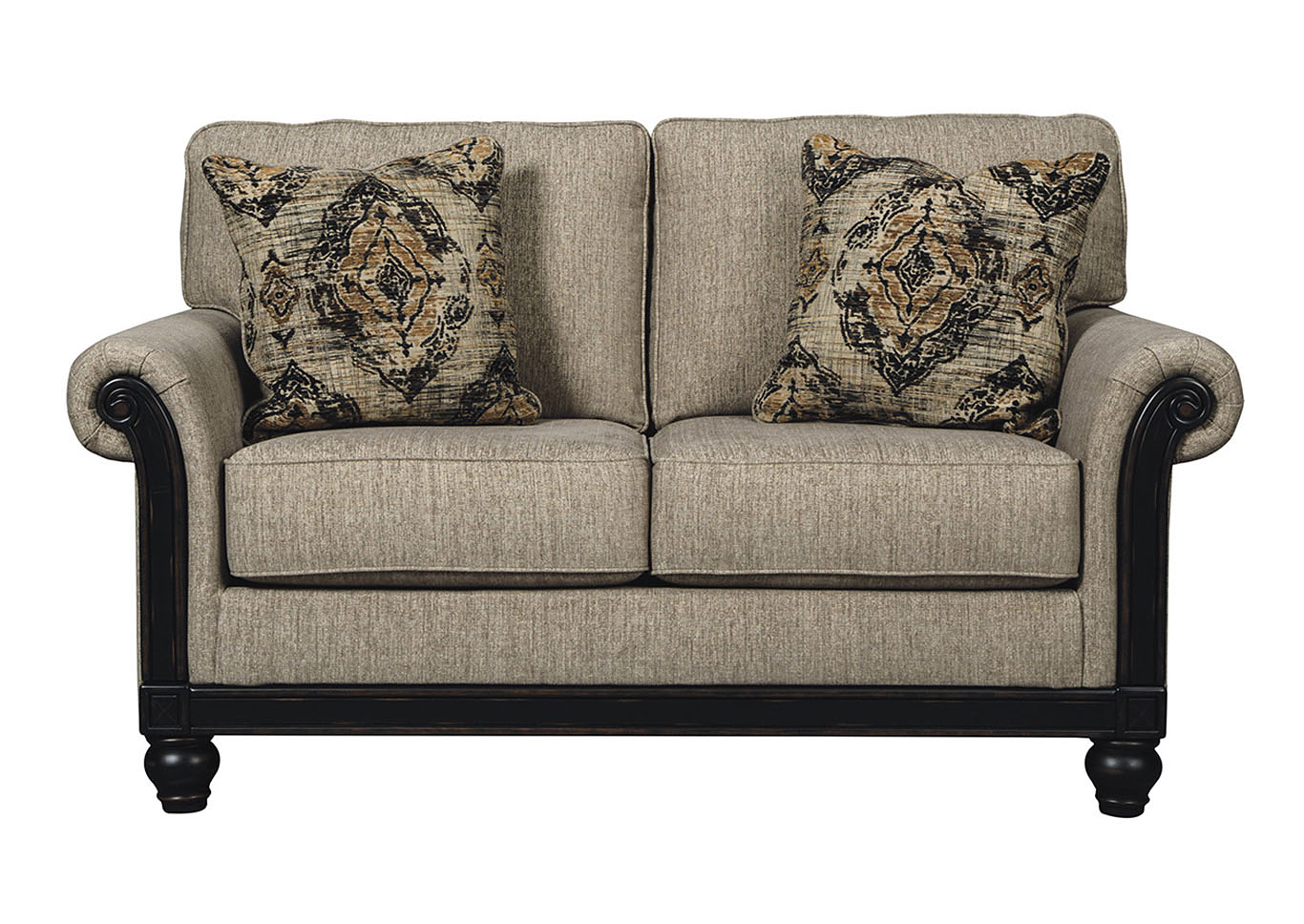 Blackwood Taupe Loveseat, Signature Design By Ashley