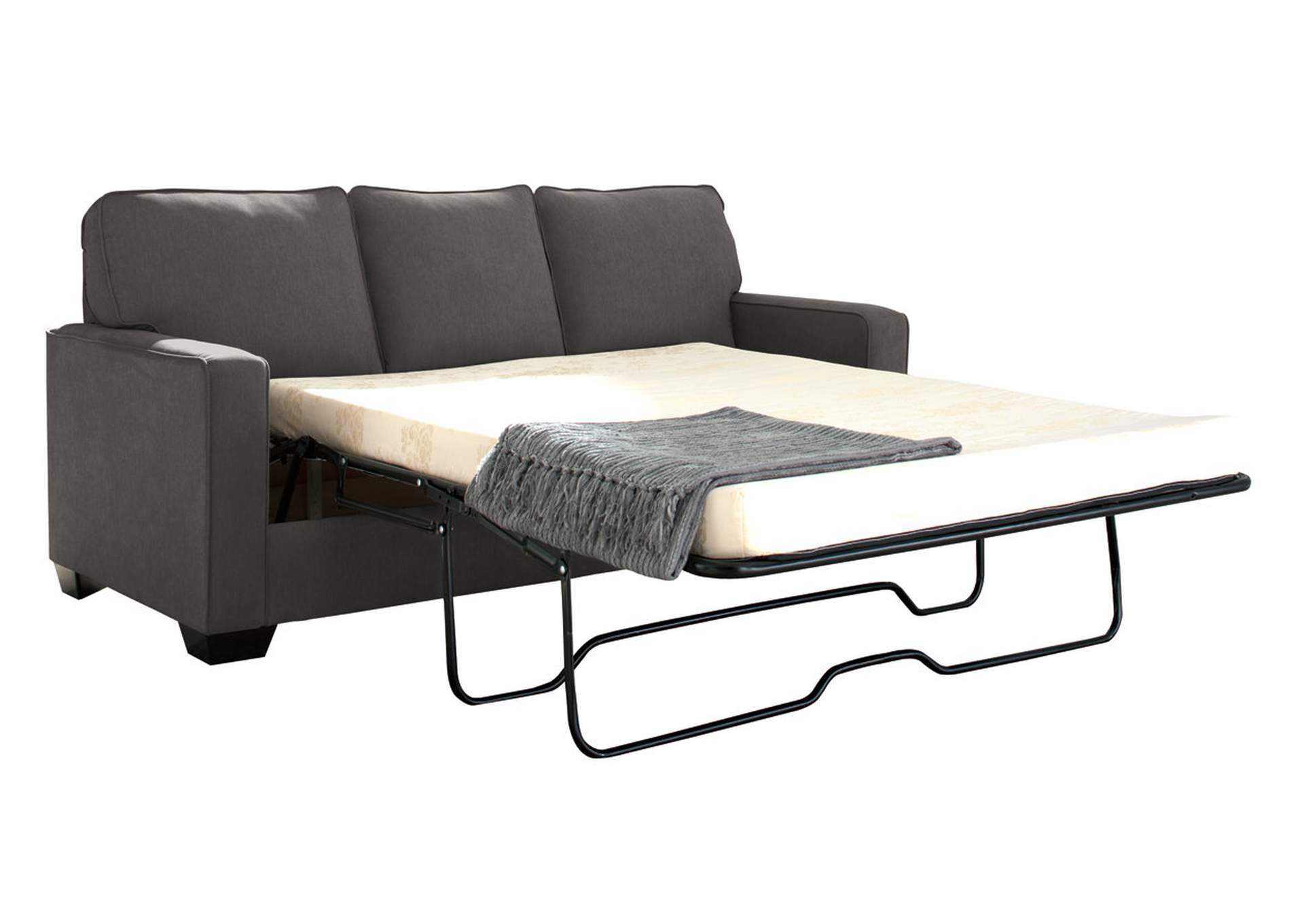 Furniture Outlet Bend Or Zeb Charcoal Full Sofa Sleeper