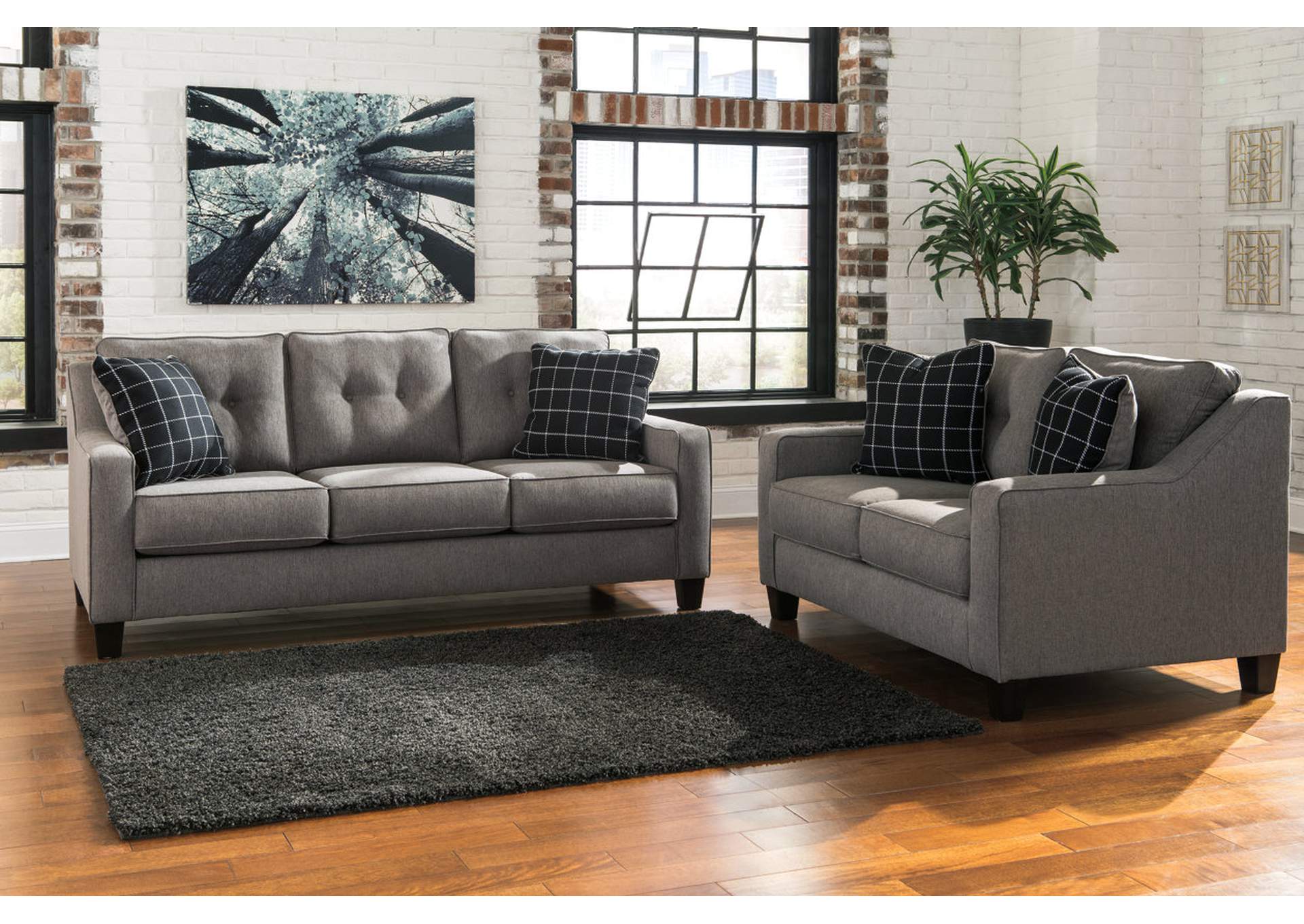 actionwood home furniture - salt lake city, ut brindon charcoal sofa