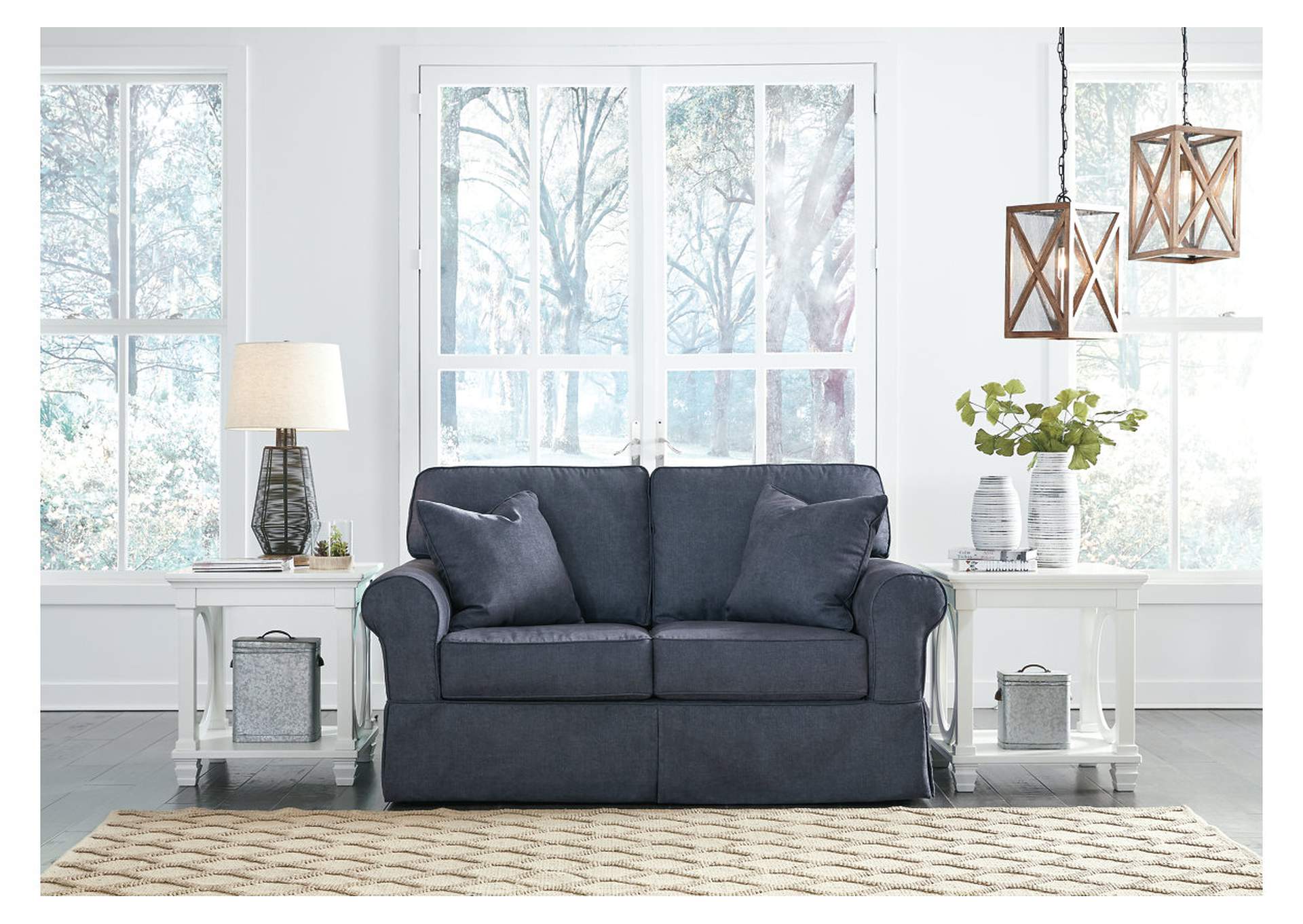 Sell A Cow Furniture Il Alano Denim Loveseat