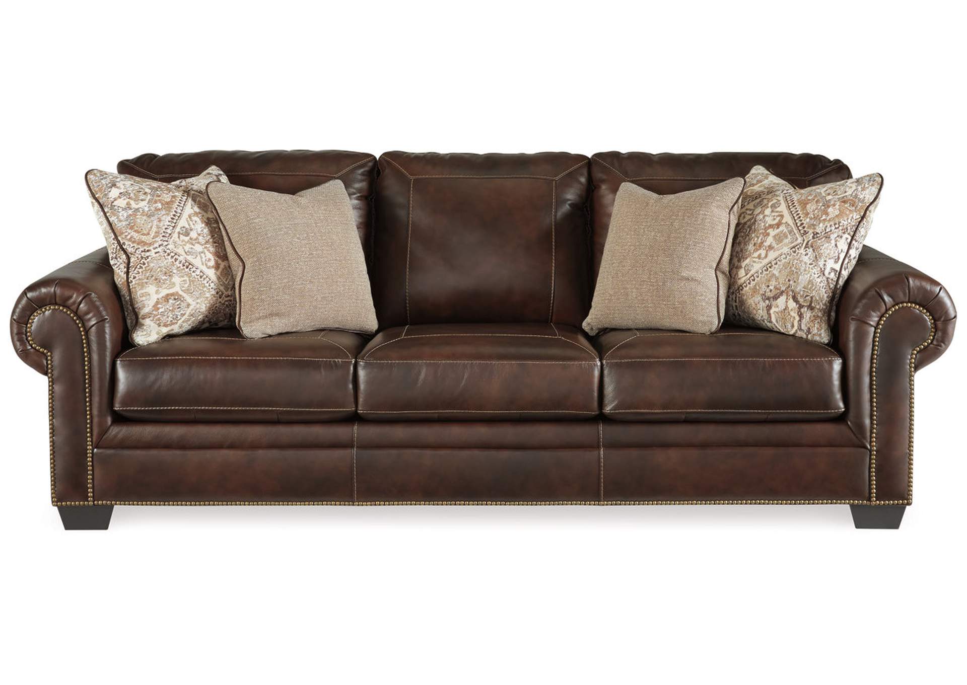 Roleson Walnut Queen Sofa Sleeper Spiller Furniture & Mattress