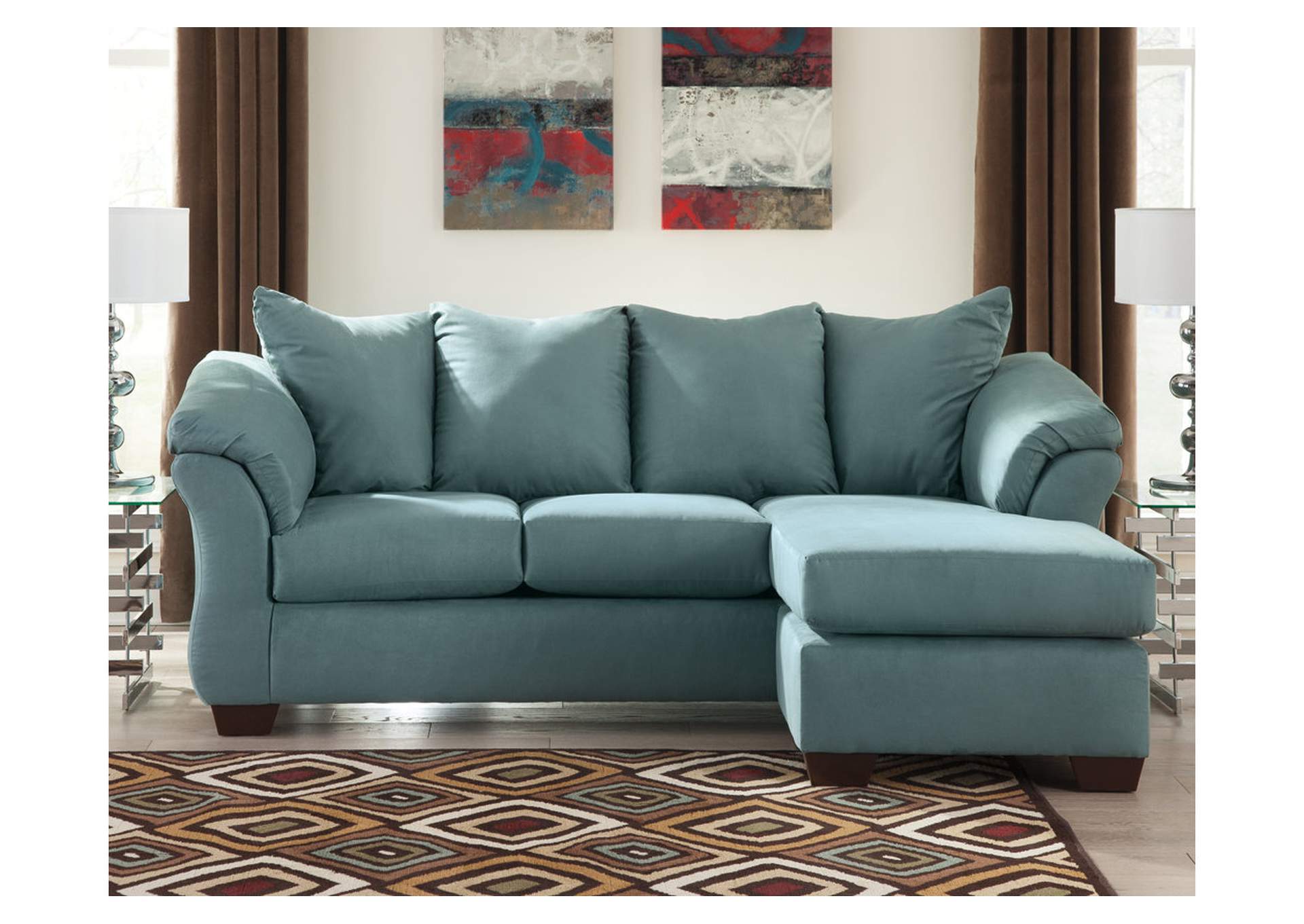 Furniture Expressions Fayetteville Ga Darcy Sky Sofa Chaise