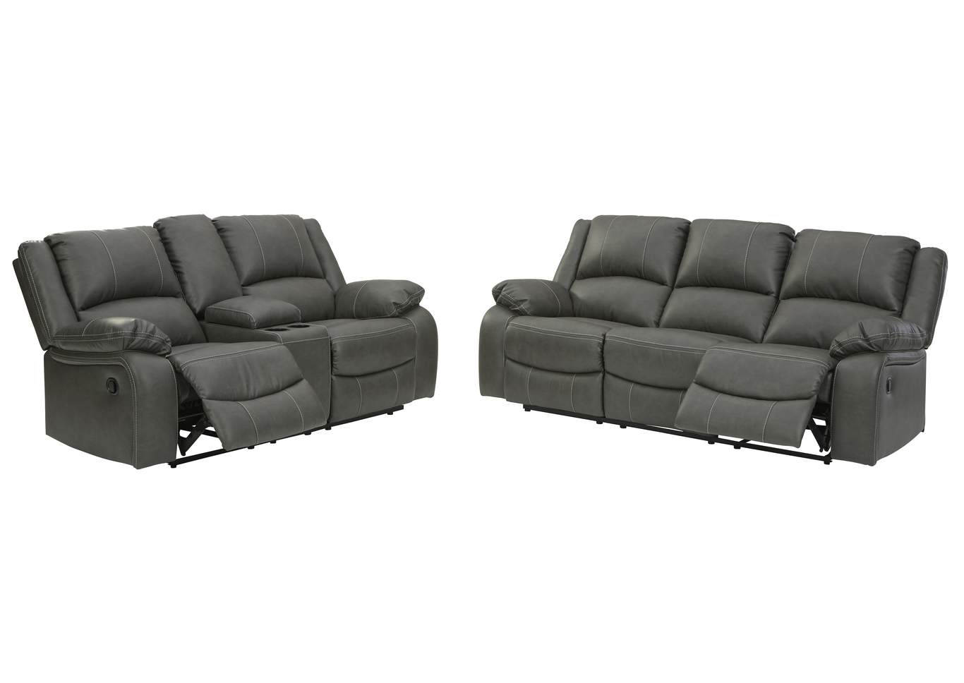 reclining love seats with console