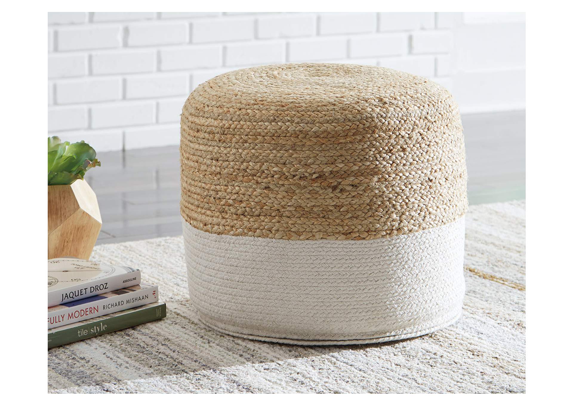 Old York Furniture Ringoes Nj Sweed Valley Natural White Pouf