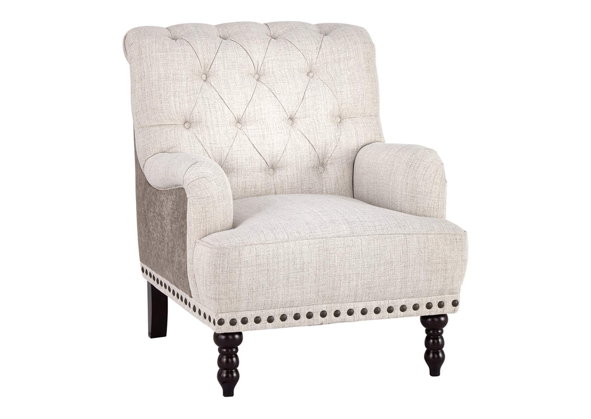 Tartonelle Ivory/Taupe Accent Chair Blue Chip Furniture